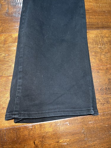34 Heritage Jeans Mens Comfort Rise Classic Fit Straight Leg 42W 32L Black - Picture 11 of 12