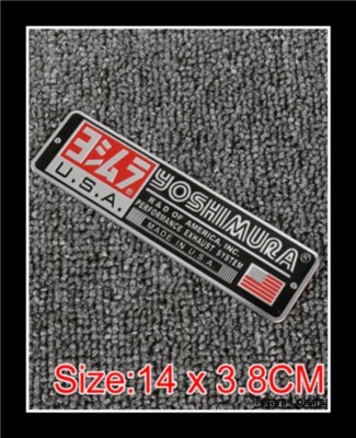 Plaque Aluminium Haute Temp&eacute;rature AKRAPOVIC Pour &eacute;chappement 10