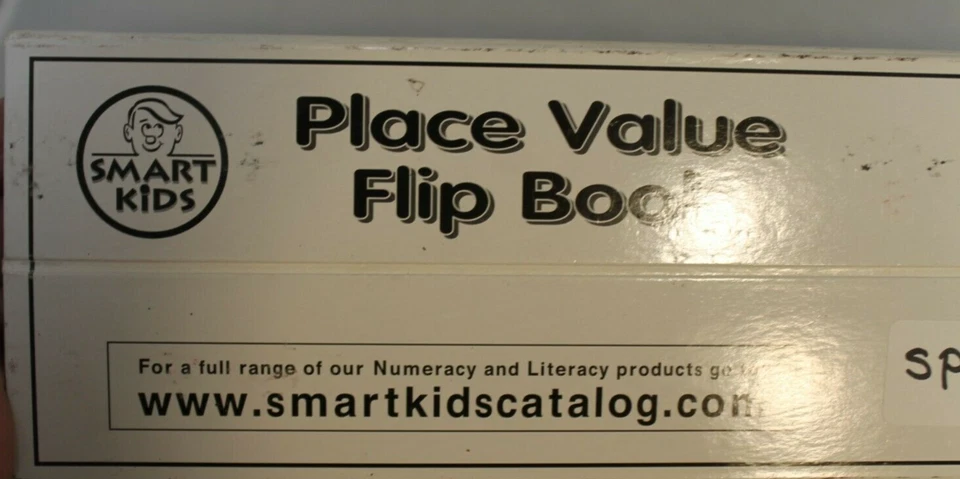 SMART KIDS PLACE VALUE FLIP BOOK COLORFUL FLAP OVER NUMBER GRID TO MILLIONS - Image 4 of 4