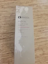 PANGEA Body Oil ITALIAN WHITE SAGE & GERANIUM 4 oz (118 mL) New without Box