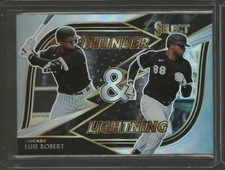 2021 Panini Select Luis Robert Thunder & Lightning Prizm SSP #TL-5 White Sox