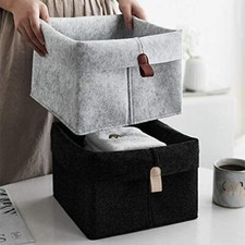 2 x Foldable Storage Boxes Thickened Large Collapsible Closet Storage Bins