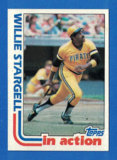 1982 Topps #716 Willie Stargell In Action NM+ *CENTERED* Pittsburgh Pirates