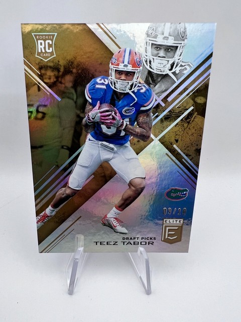 Teez Tabor - 2017 Elite Draft Picks #106 Aspirations Gold /10 Florida RC SSP