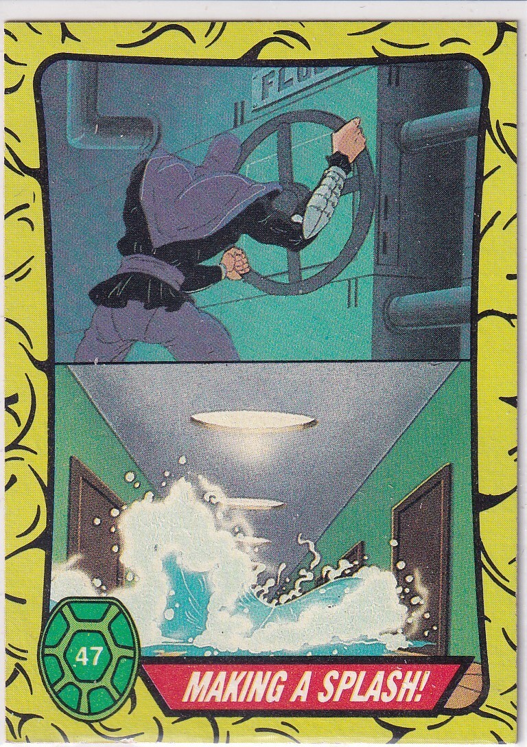 タレントカード RT-171308 Teenage Mutant Ninja Turtles TMNT Topps 1989 Trading Cards - #47