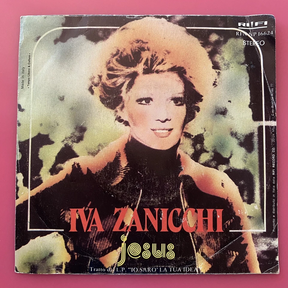 Iva Zanicchi - Io Saro La Tua Idea 7" 45RPM Pop Chanson 1975 Rifi Italy Brooklyn - Image 2 of 4
