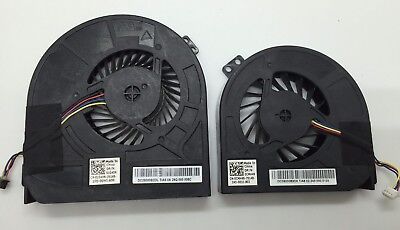 CPU Cooling Fan Big & Small For Dell Precision M4700 M4800 Series Laptop Notebook Replacement Accessories P/N:00WGVF DC28000DEVL & 02K3K7 DC28000DDDL 