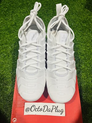 Nike Air Vapormax Plus Triple White Mens Multi Sizes 924453-100 | eBay