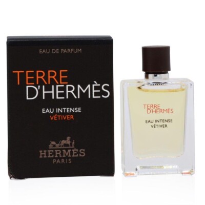 TERRE DHERMES EAU INTENSE VETIVER HERMES EDP 0.16 OZ FOR MEN-NEW