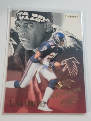 DEION SANDERS 1994 Fleer Award Winner Insert #3 of 5.  FALCONS