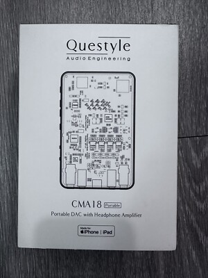 Questyle CMA18 Portable DAC with Headphone Amplifier. Read Description.