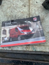 OWNERS MANUAL VIVARO RENAULT TRAFIC TRAFFIC 07-14 VAN VAUXHALL