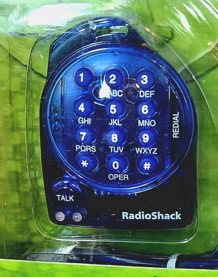 Vintage RadioShack Mini Headset Telephone - Blue ~~New in Box~~ - Image 3 of 4