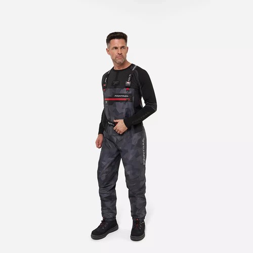 FINNTRAIL Athletic Camo/Shadow 1532 Breathable Stockingfoot Fishing Chest Waders - Picture 3 of 9