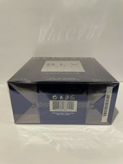BLV Notte Pour Homme By Bvlgari Men Cologne EDT Spray 3.4 oz / 100