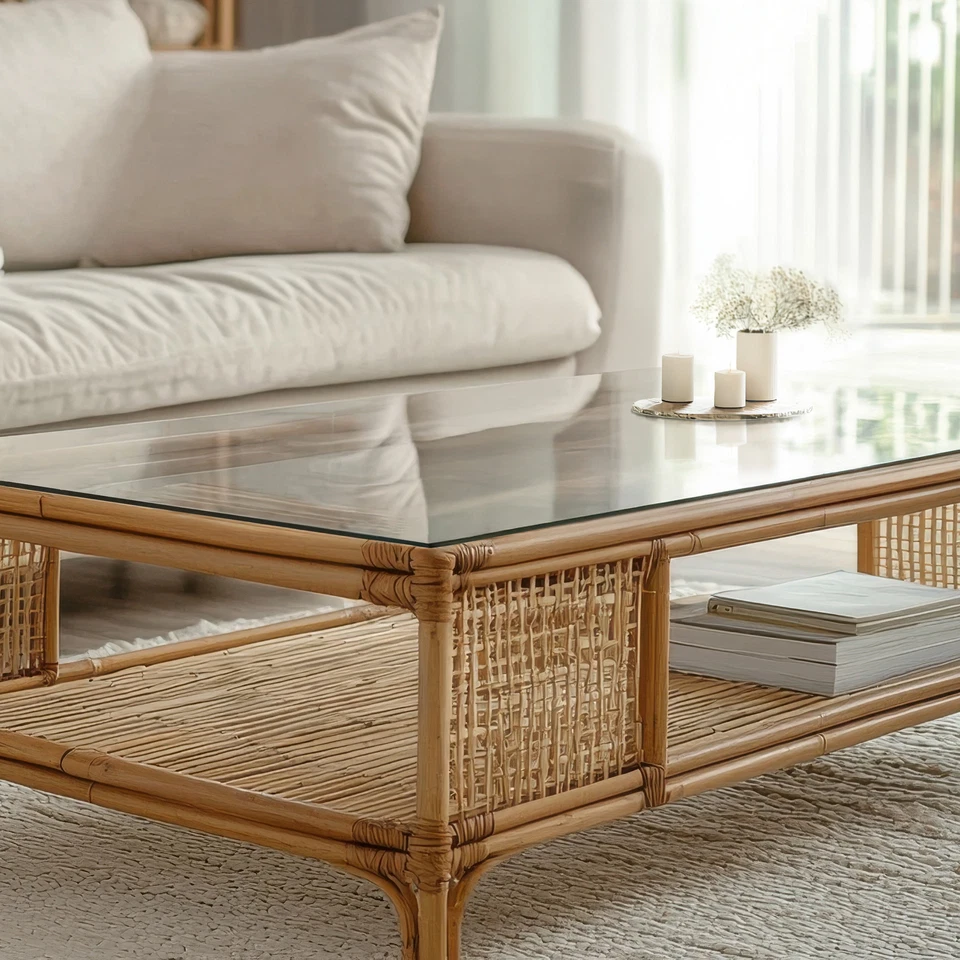 Gehärtet Glasplatte Für Tisch Transparente Rechteckige Glas Tischplatte 125x50 - Bild 3 von 4