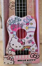 Official Licensed Sanrio Product First Act Hello Kitty Tunable Ukulele Pink