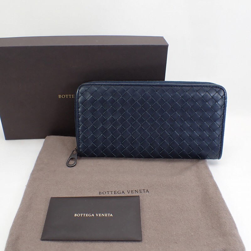 アウトレット直営店【BOTTEGA VENETA】ZIP AROUND LONG WALLET Bottega Veneta Zip Around Wallet Intrecciato Long Zipper