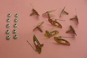 9//16 Plate Side Moulding Clips #10-24 X 3//4/" Fasteners