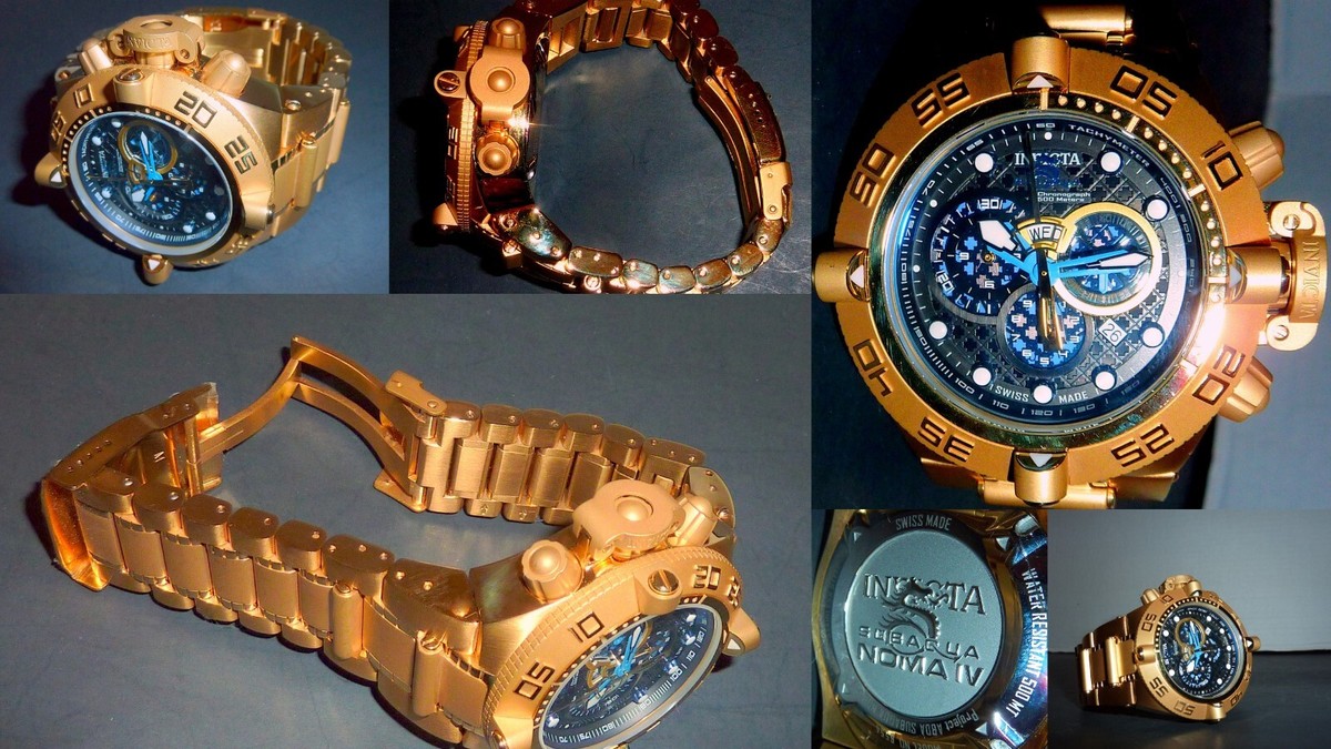 Invicta Men's 6554 Subaqua Noma IV Collection Chronograph 18k Gold