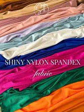 Shiny Milliskin Nylon Spandex Fabric 60" Wide 4-Way Stretch by the Yard
