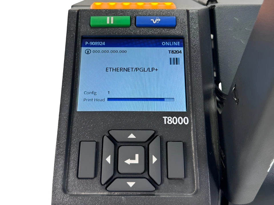 Printronix T8000 Thermal Transfer Label Printer T8204 w/ Validator SV100 LAN USB - Image 2 of 4