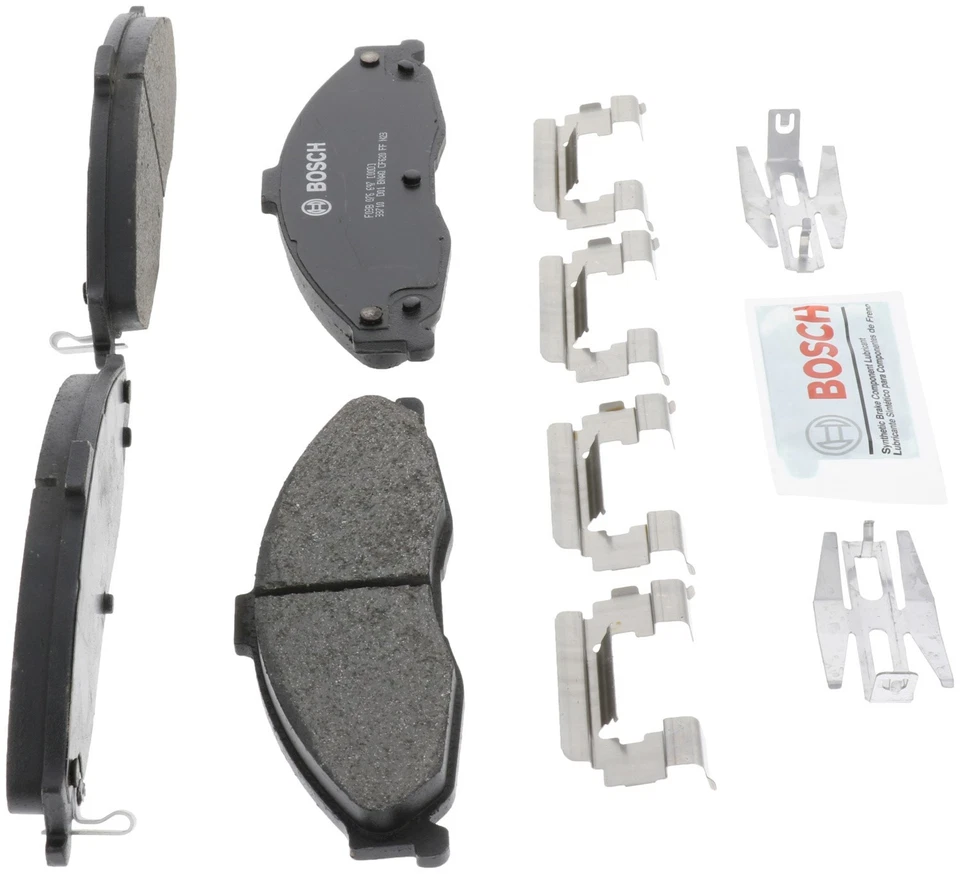 Juego de pastillas de freno de disco delanteras Bosch BC749 para 98-04 Chevrolet Camaro Pontiac Foto 4 de 4
