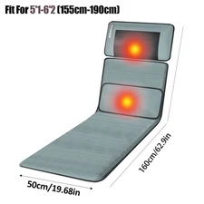 Vibrating Massage Mat With Heat Full Body Massager For Blood Circulation US