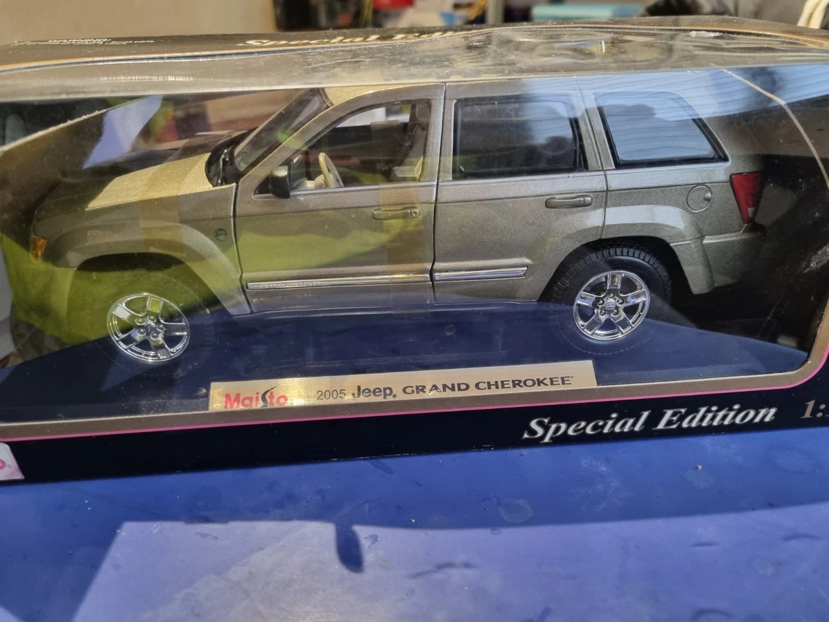 Jeep Grand Cherokee Limited 1/18 Majorette - Miniature Noire Boîte D'origine