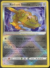 Radiant Steelix 124/196 Swsh11: Lost Origin Holo - Carta Pokémon