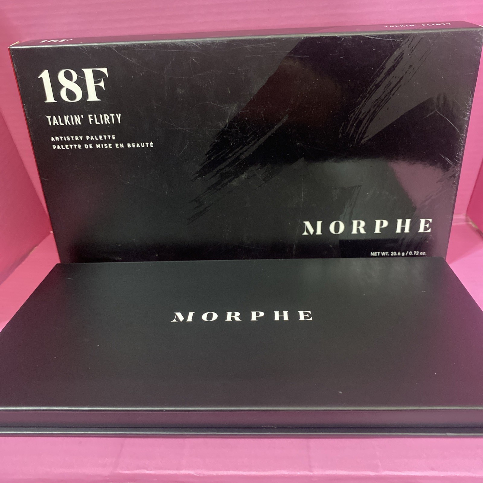 Morphe 18F Talkin' Flirty Artistry Palette 18 Shades Makeup Eyeshadow Palette