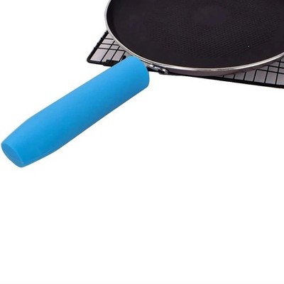 1 pc Thick Silicone Pot Handle Cover - Heat Resistant Non-Slip Grip for Skillets