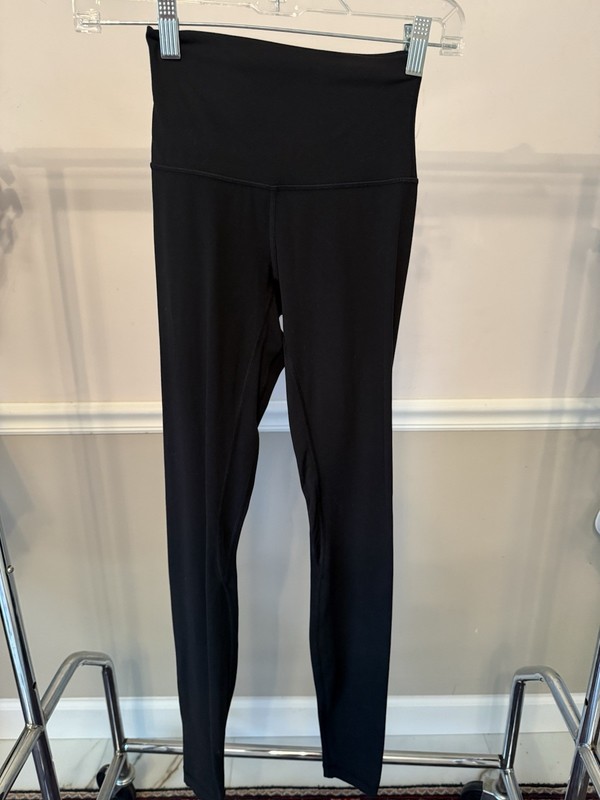 lululemon athletica Women’s Black Solid Ankle Leggings Size 0 MPN LWSCTES.04