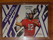 3-CARDS 2024 SAGE HIT Next Level Tyler Shough Purple, Silver & Black #82 Saints
