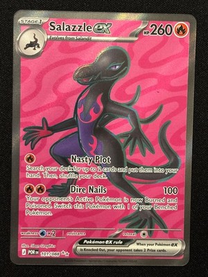 Salazzle ex 101/88 Double RareFull Art Pokemon Perfect Order ME03
