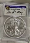 2017 SILVER EAGLE FIRST STRIKE 30TH ANNIVERSARY 1 OF 1143 PCGS MS70 EDMUND MOY