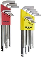 Bondhus 22pc Ball End Hex Key L-Wrench Set BriteGuard 26999 Metric SAE Inch USA