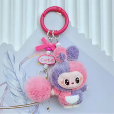LABUBU Mini Keychains Bag Car KeyChain Keyring | 10 Colour Choices | UK Stock ✨