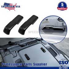 Matte Black Hood Hinge Cover Accessories For Jeep Wrangler Jl Jt Gladiator 2018 Matte Black Hood Hinge Cover Accessories For Jeep Wrangler Jl Jt Gladiator 2018