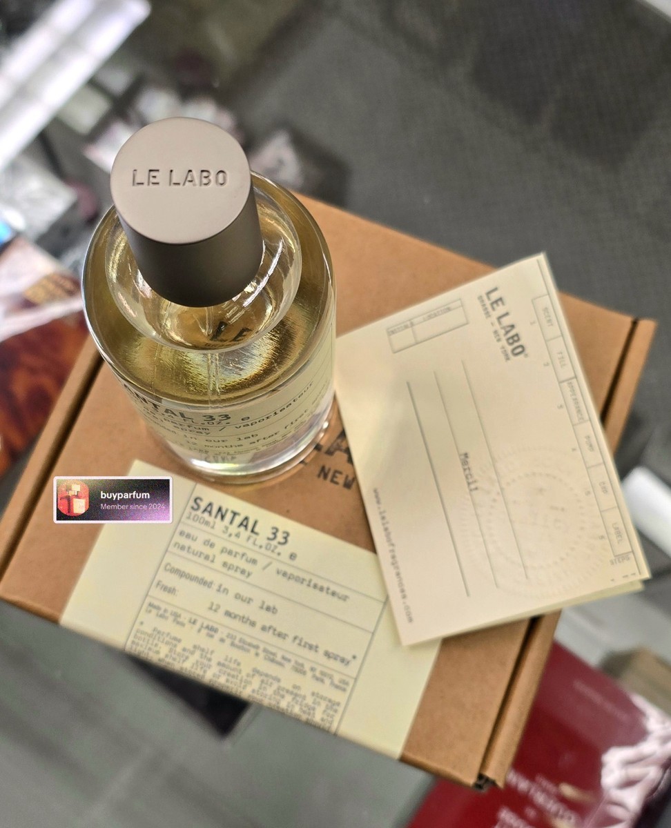 SANTAL 33 by LE LABO 3.4oz - 100ml Eau de Parfum for Unisex (New