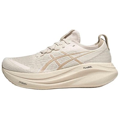 Asics GEL NIMBUS 27 Low Top Casual Running Shoes Men's Brown Gray - 1011C096-200