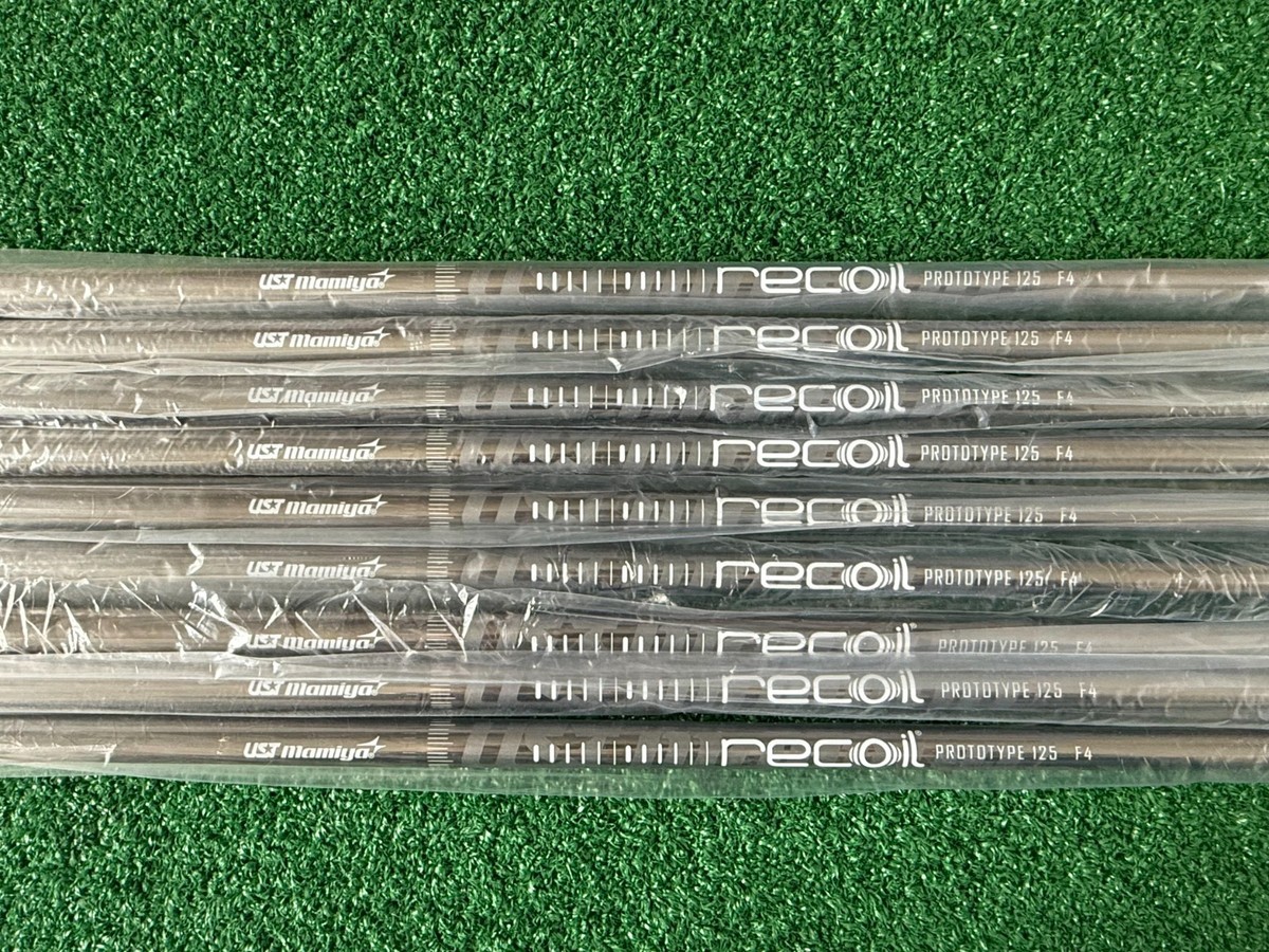 UST MAMIYA RECOIL PROTOTYPE 125 F4 IRON SHAFT SET (9 SHAFTS) | eBay