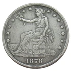 1878-CC Seated Liberty Take flowers Silver 1 Dollar High Grade A++++