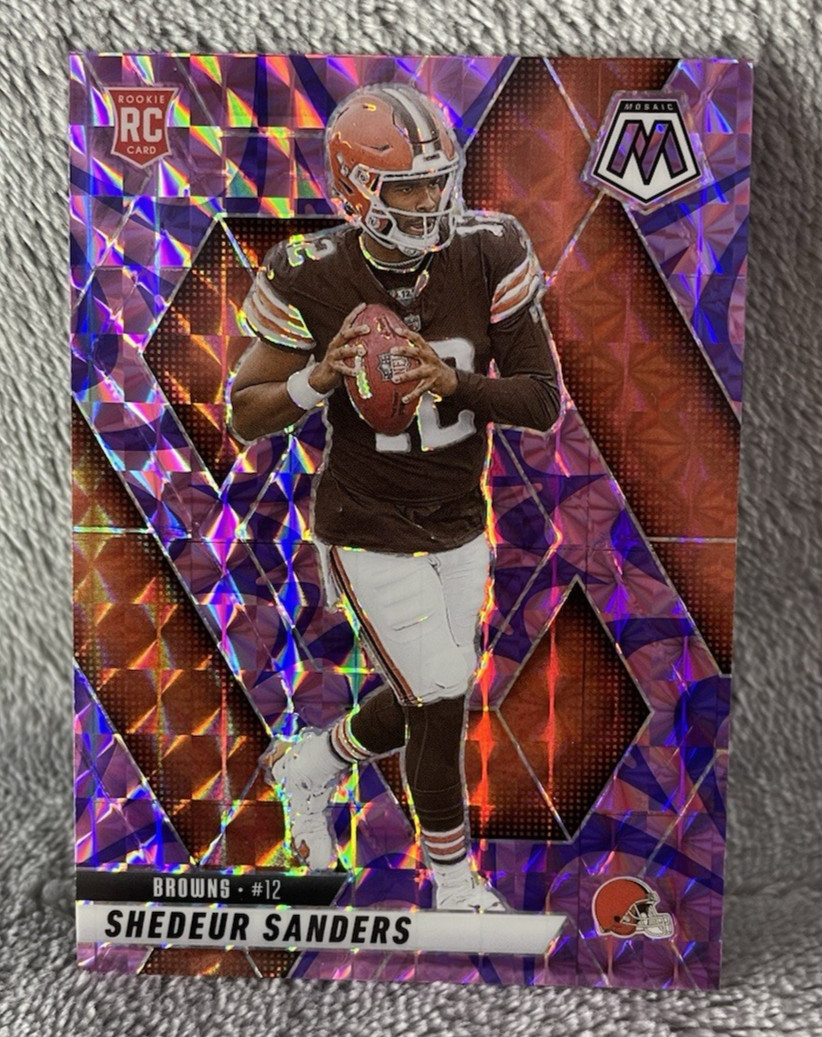 2025 Mosaic - Shedeur Sanders (RC) #302 - Purple Reactive