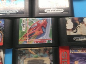 Sega Genesis System 1 W/ 6 Games  All Hookups