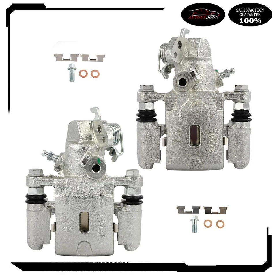 Pinzas de freno traseras izquierda derecha con juego de soportes (2) para Kia Spectra Spectra5 2005-2009 Foto 4 de 4