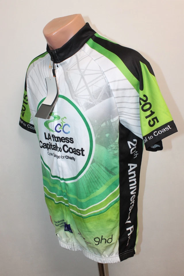 Funkier Cycling Jersey Shirt Cycle Bike Size XL Tags 20th Anniversary Ride Adult - Image 4 of 4
