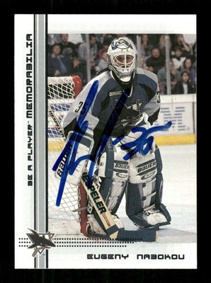 2000-01 In the game Be a player  #140 Eugeny Evgeni Nabokov signed autograph EAA
