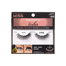 Kiss Magnetic Eyelashes Set Reusable Plush Lashes With Magnetic Eyeliner Needed