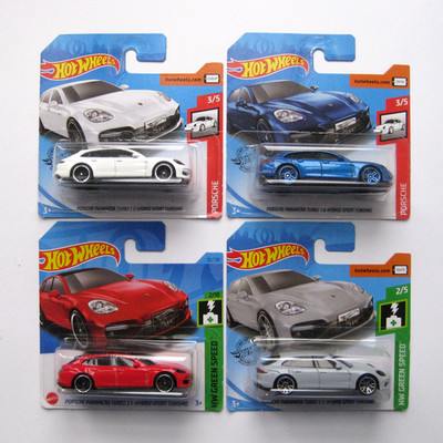 4 x Hot Wheels Porsche Panamera Turbo S E-Hybrid Sport Turismo